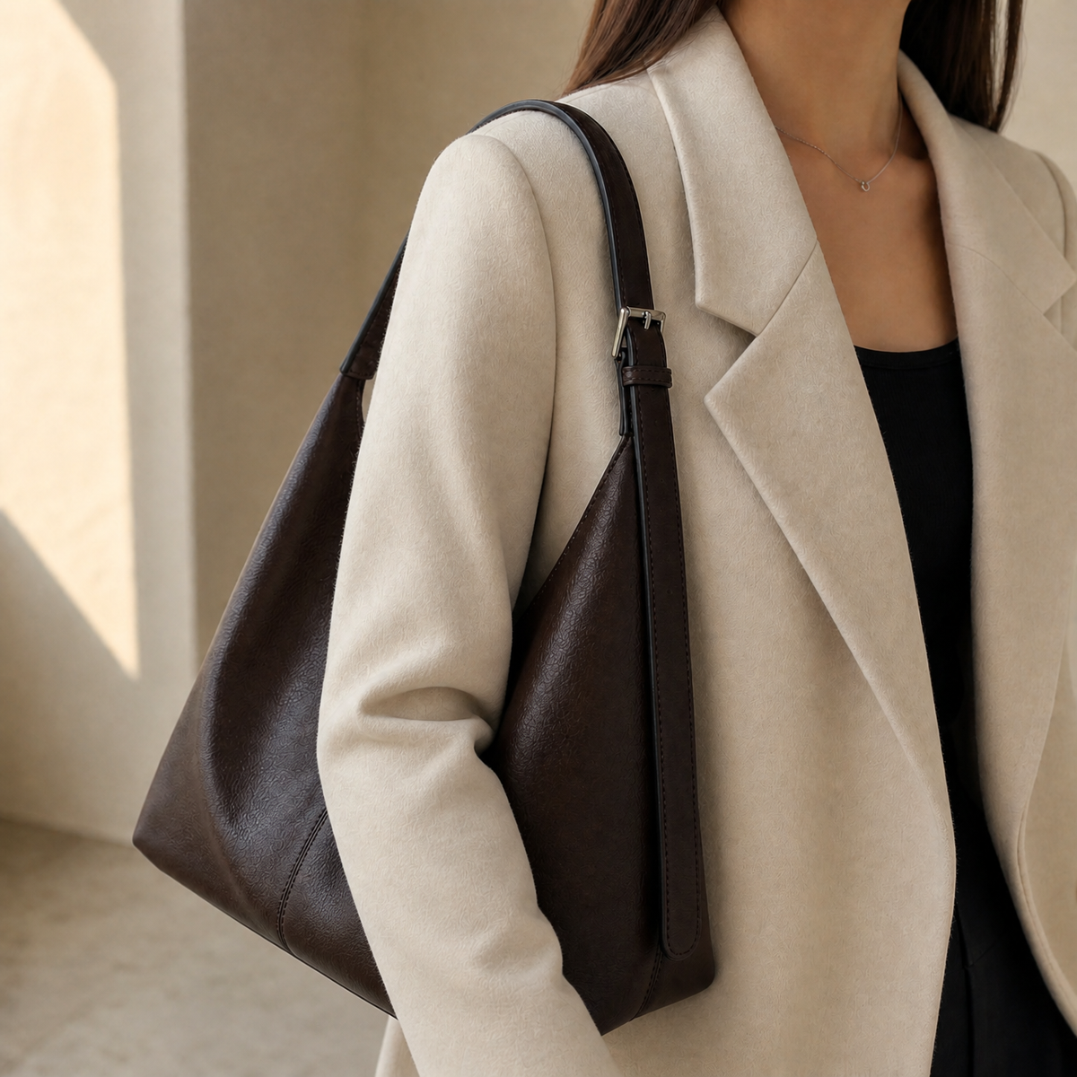 Siena — Slouchy Leather Hobo Bag for Everyday
