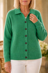 Softshirt – Knit Collared Button-Down Cardigan